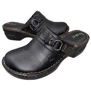 b.o.c Black‎ Clogs Mules Comfort Slip On Shoes Size 10M Boho Hippie